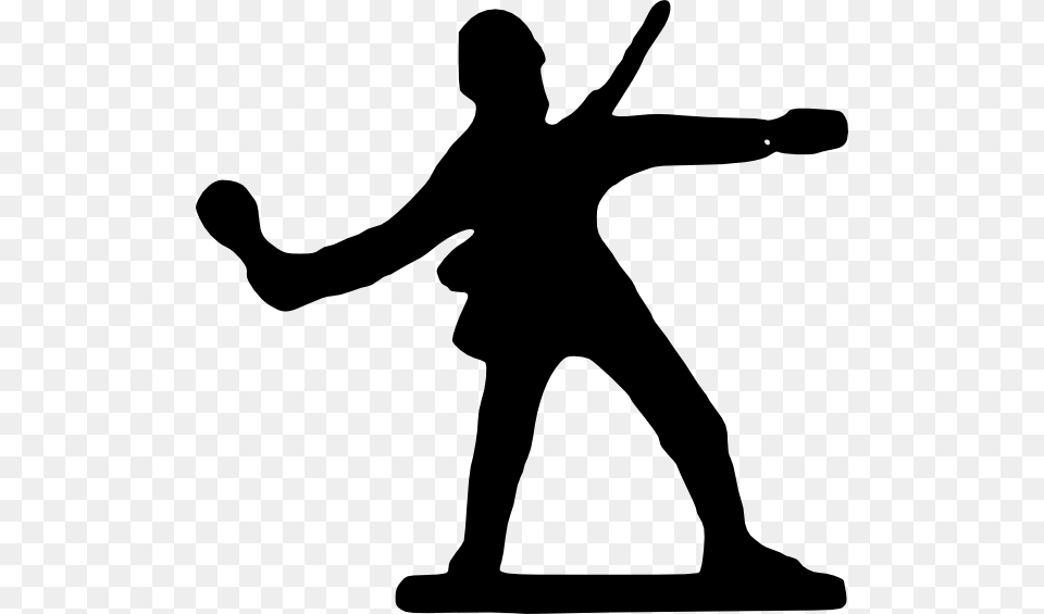 Wwii Soldier Silhouette Clipart Soldier Throwing Grenade Silhouette, Adult, Male, Man, Person Free Png