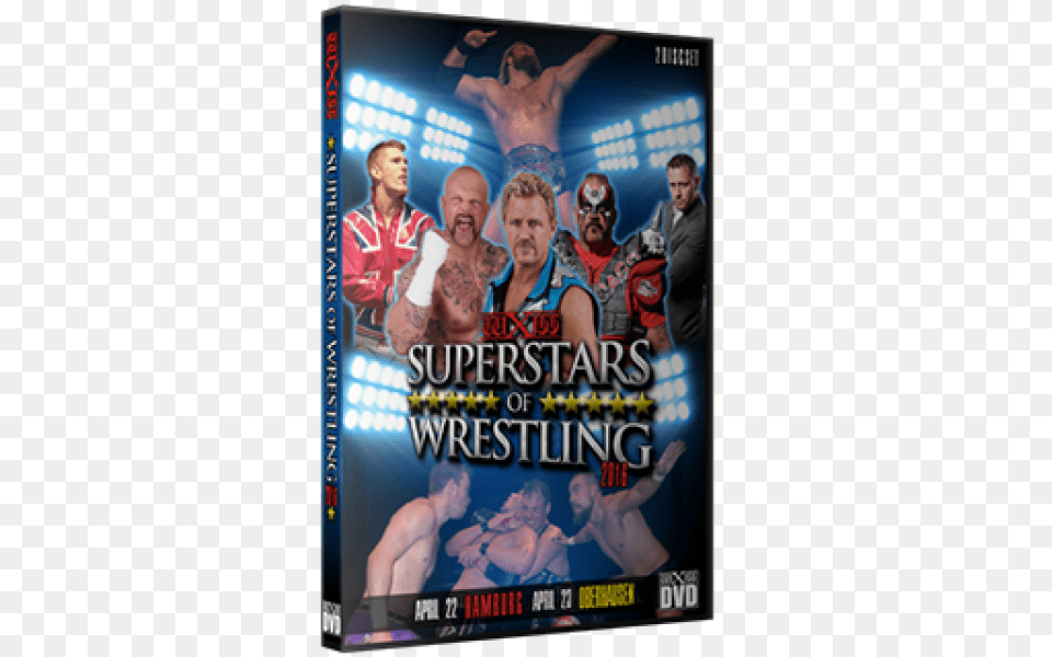 Wxw Dvd April Superstars Of Wrestling, Adult, Person, Man, Male Free Png Download