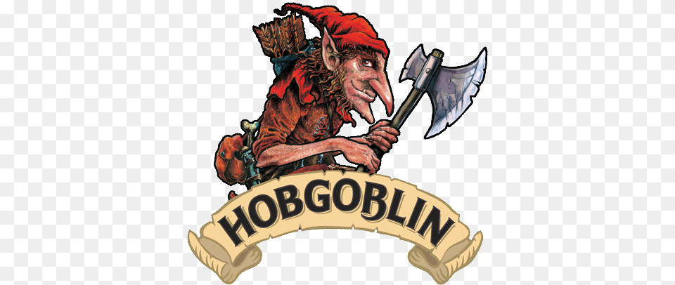 Wychwood Hobgoblin Logo Wychwood Brewery, Adult, Male, Man, Person Free Transparent Png