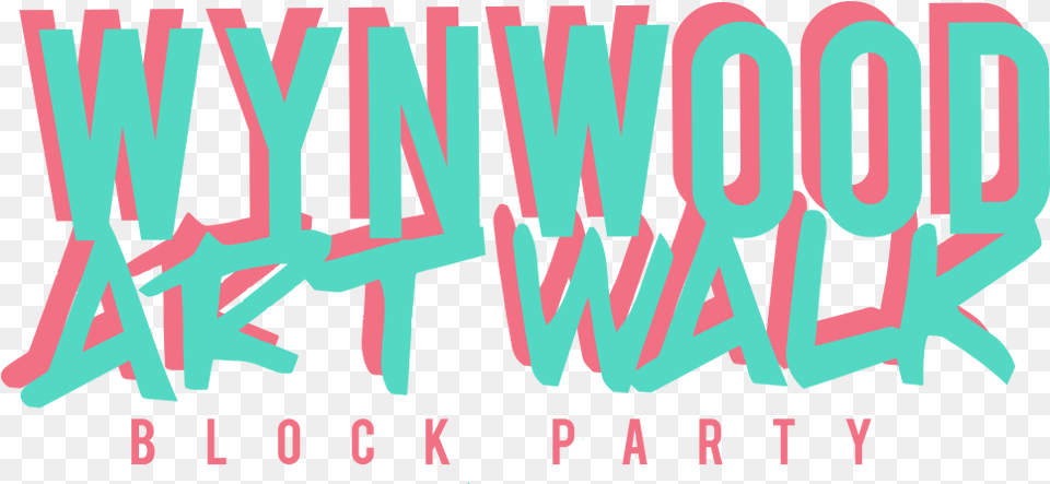 Wynwood Art Walk Block Party, Text, Light Free Png Download