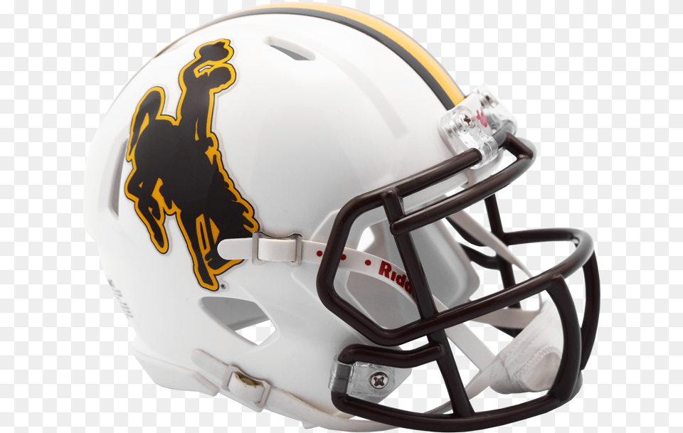Wyoming Cowboys Riddell Mini Speed Wyoming Cowboys Football Helmet, American Football, Football Helmet, Sport, Person Free Png