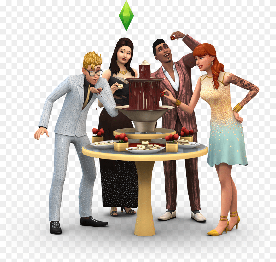 Wytworne Przyjcie The Sims Png Image