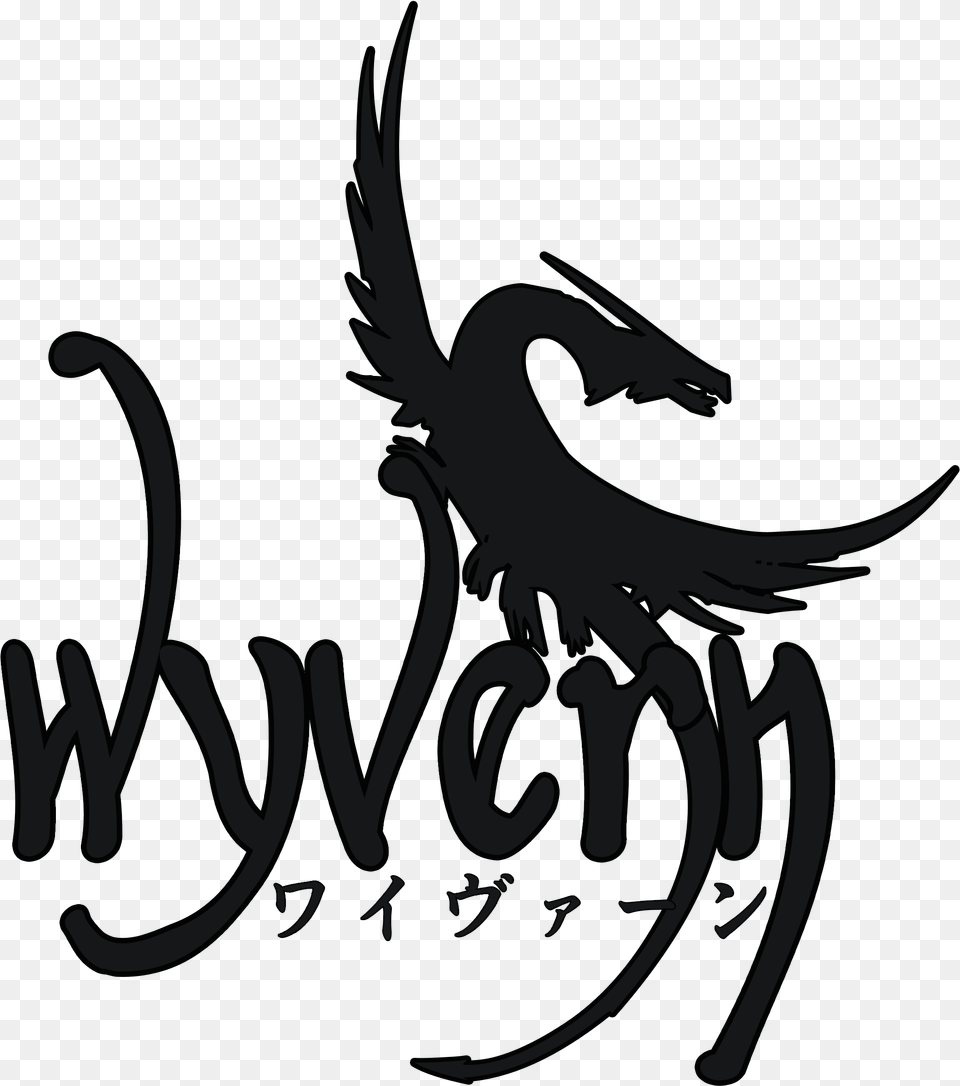 Wyvern Calligraphy, Text Free Png
