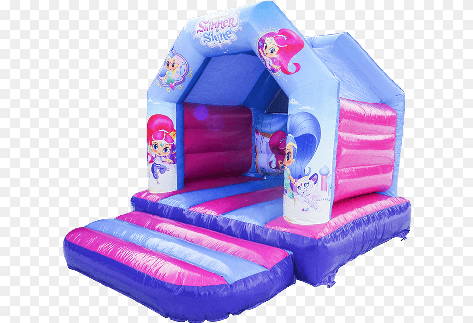 X 10 A Frame Bouncy Castle Shimmer And Shine Shimmer And Shine Tennie Genies Shine, Inflatable, Person Png