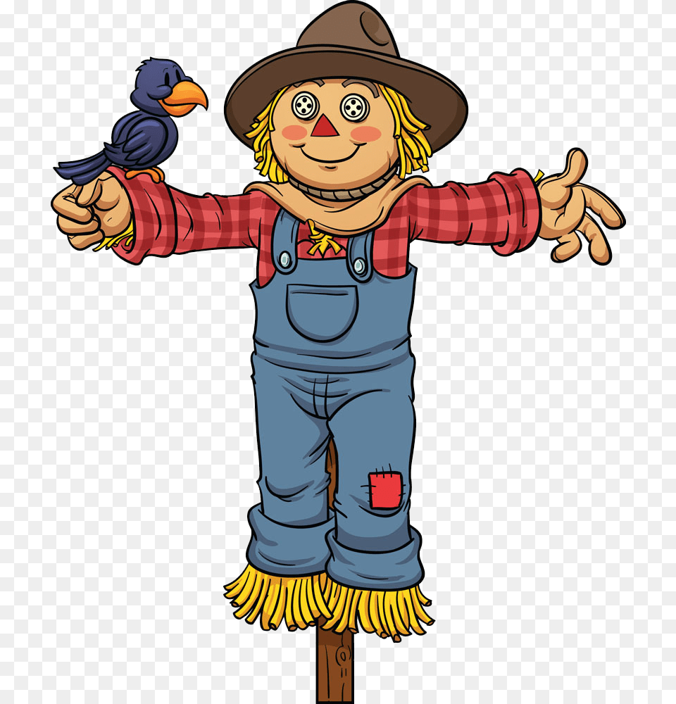 X 1000 7 Cute Cartoon Scarecrow, Baby, Person, Face, Head Png
