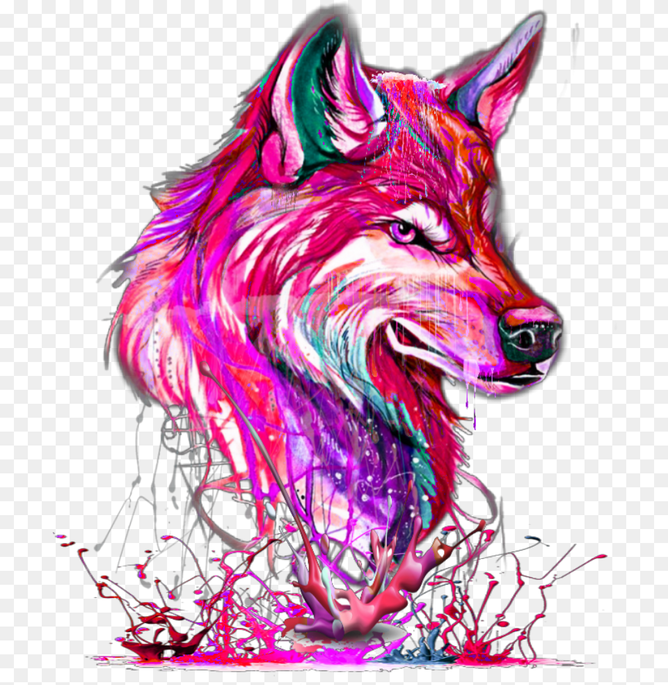 X 1024 6 Pink Wolf, Adult, Female, Person, Woman Free Png Download