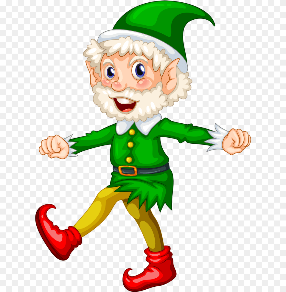 X 1024 Cartoon Christmas Elf, Baby, Person, Face, Head Free Png