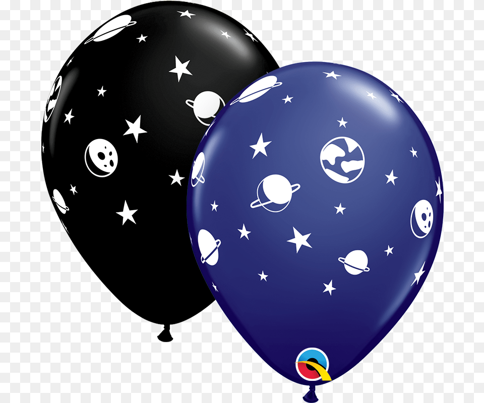 X 11 Qualatex 50th Birthday Balloons Onyx Black Pink And Black Balloons, Balloon Free Transparent Png