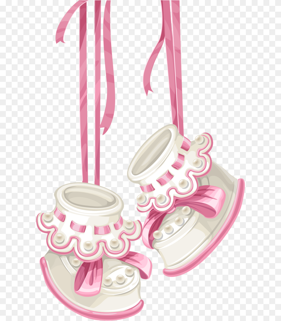 X 1104 21 Pink Baby Booties Clipart, Clothing, Footwear, Shoe, Sneaker Free Png Download