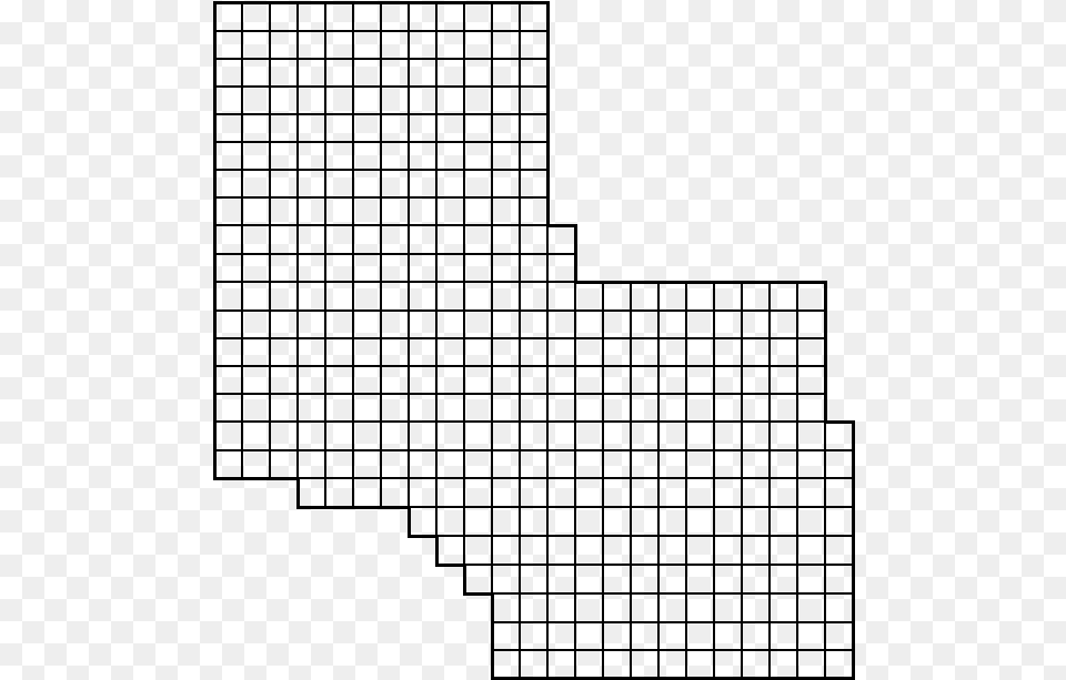 X 12 Coordinate Grid, Gray Free Png