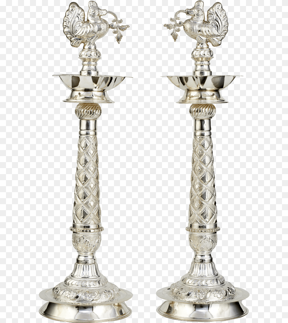 X 1200 37 Silver Items, Candle, Smoke Pipe, Candlestick Free Png Download