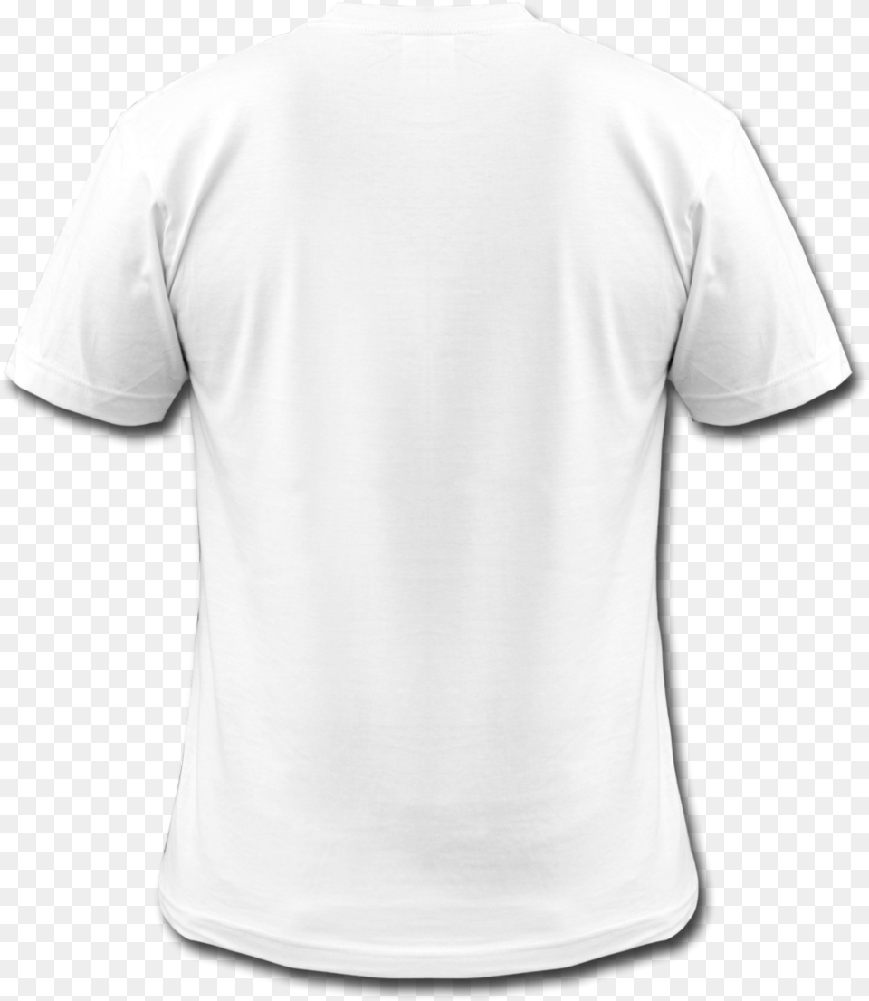 X 1200 Plain White T Shirt Back, Clothing, T-shirt, Adult, Male Free Png Download