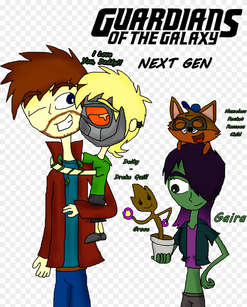 X 1213 5 Guardians Of The Galaxy Next Generation, Book, Comics, Publication, Baby Png Image