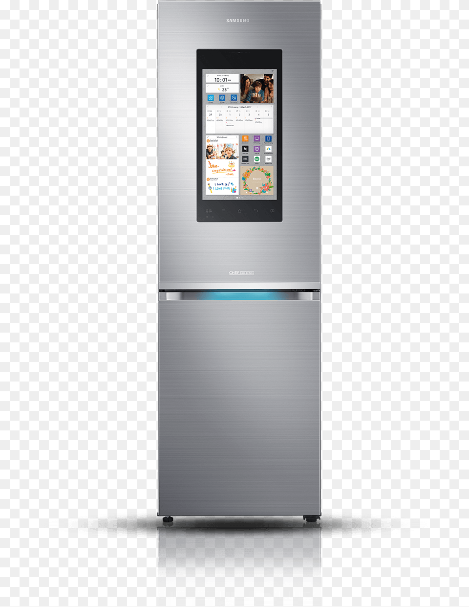 X 1246 4 Samsung Family Hub Fridge Freezer, Device, Appliance, Electrical Device, Person Png Image