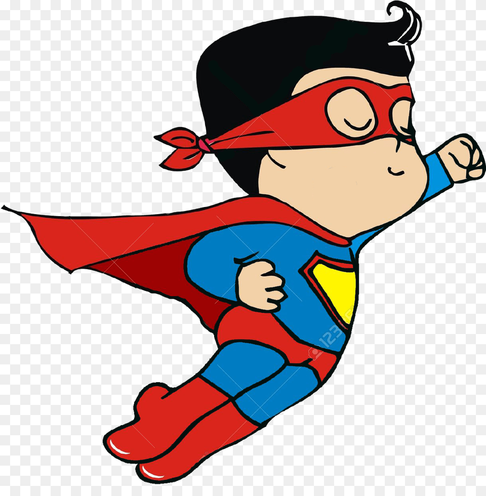 X 1300 2 Baby Superman Flying Cartoon, Person, Elf, Face, Head Free Png