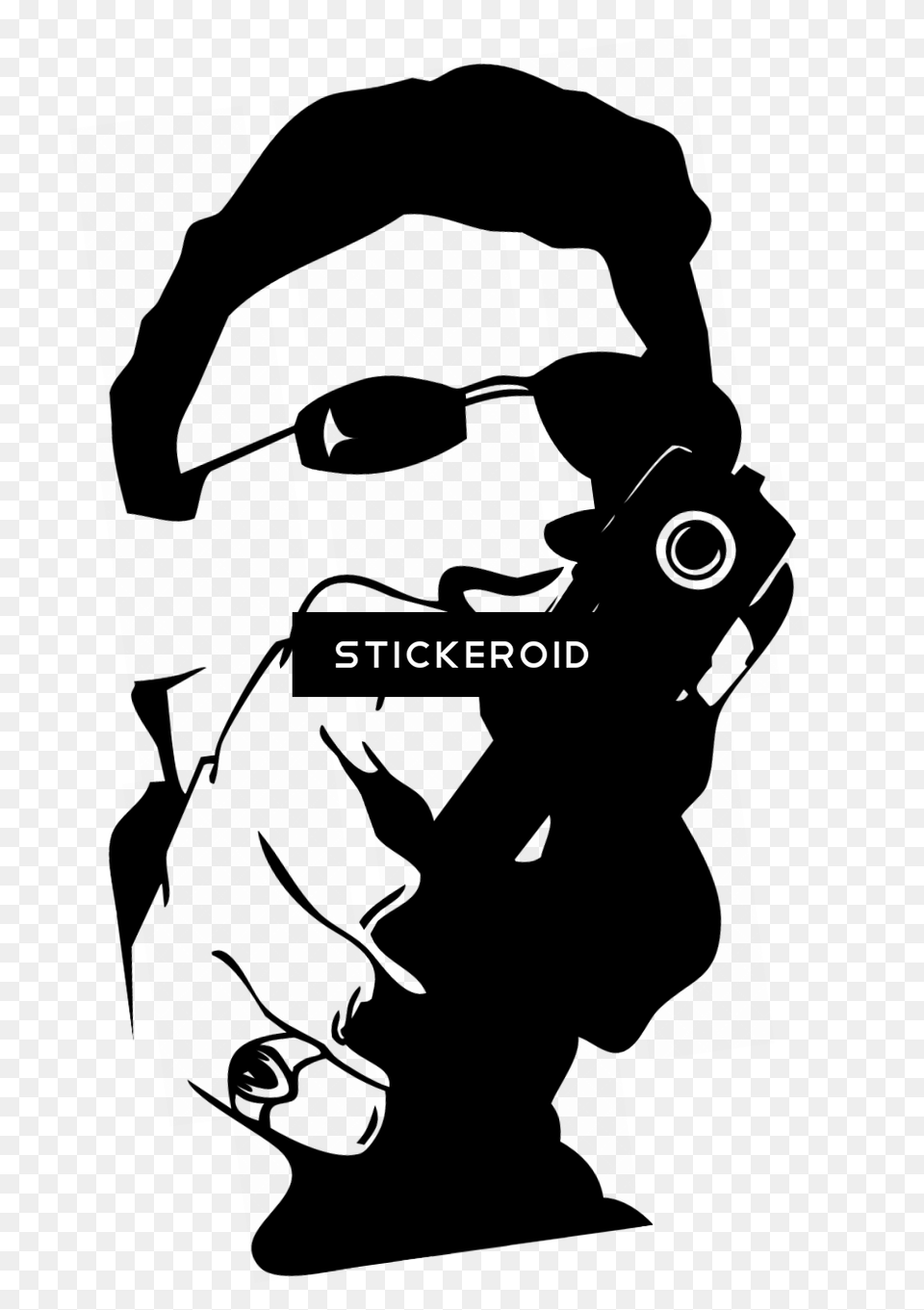X 1389 3 Gangster, Silhouette, Stencil Free Png