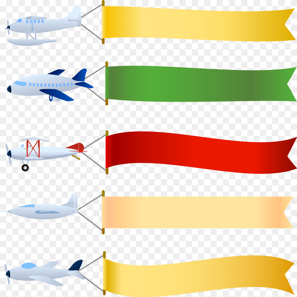 X 1598 7 Banner Plane Vector, Aircraft, Airplane, Transportation, Vehicle Png Image