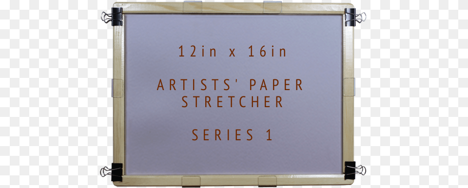 X 16in Artists39 Paper Stretcher For Watercolour Watercolor Painting, White Board, Text Free Png