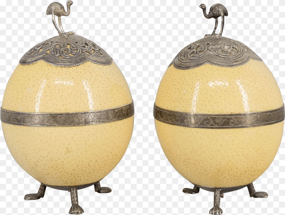 X 1798 Decorated Ostrich Eggs With Silver, Ball, Baseball, Baseball (ball), Sport Png