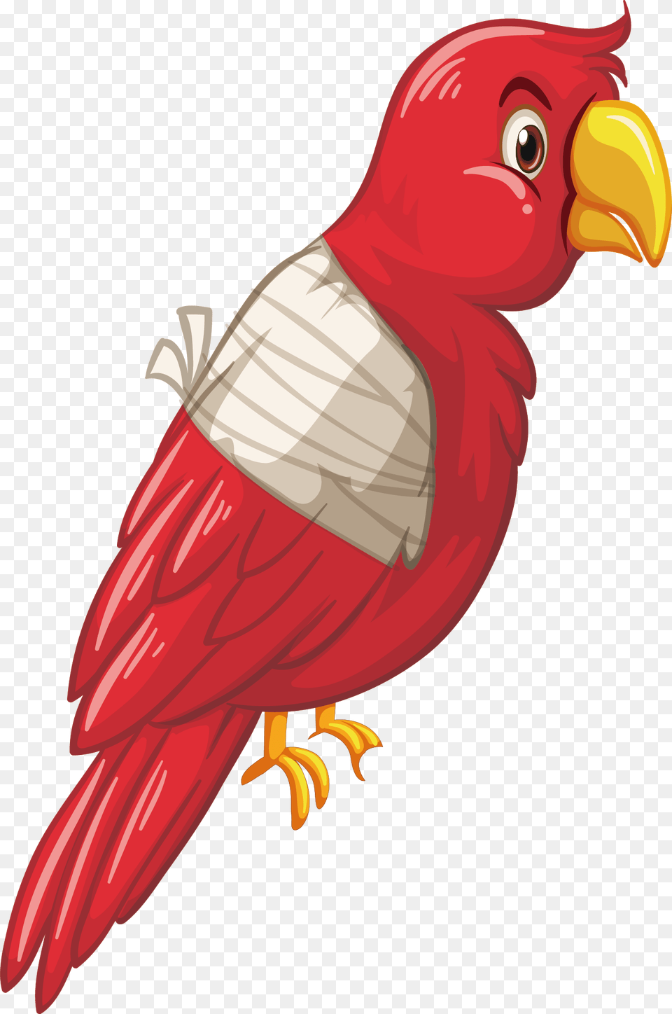 X 2114 6 Injured Bird Cartoon, Animal, Beak, Food, Ketchup Free Png Download