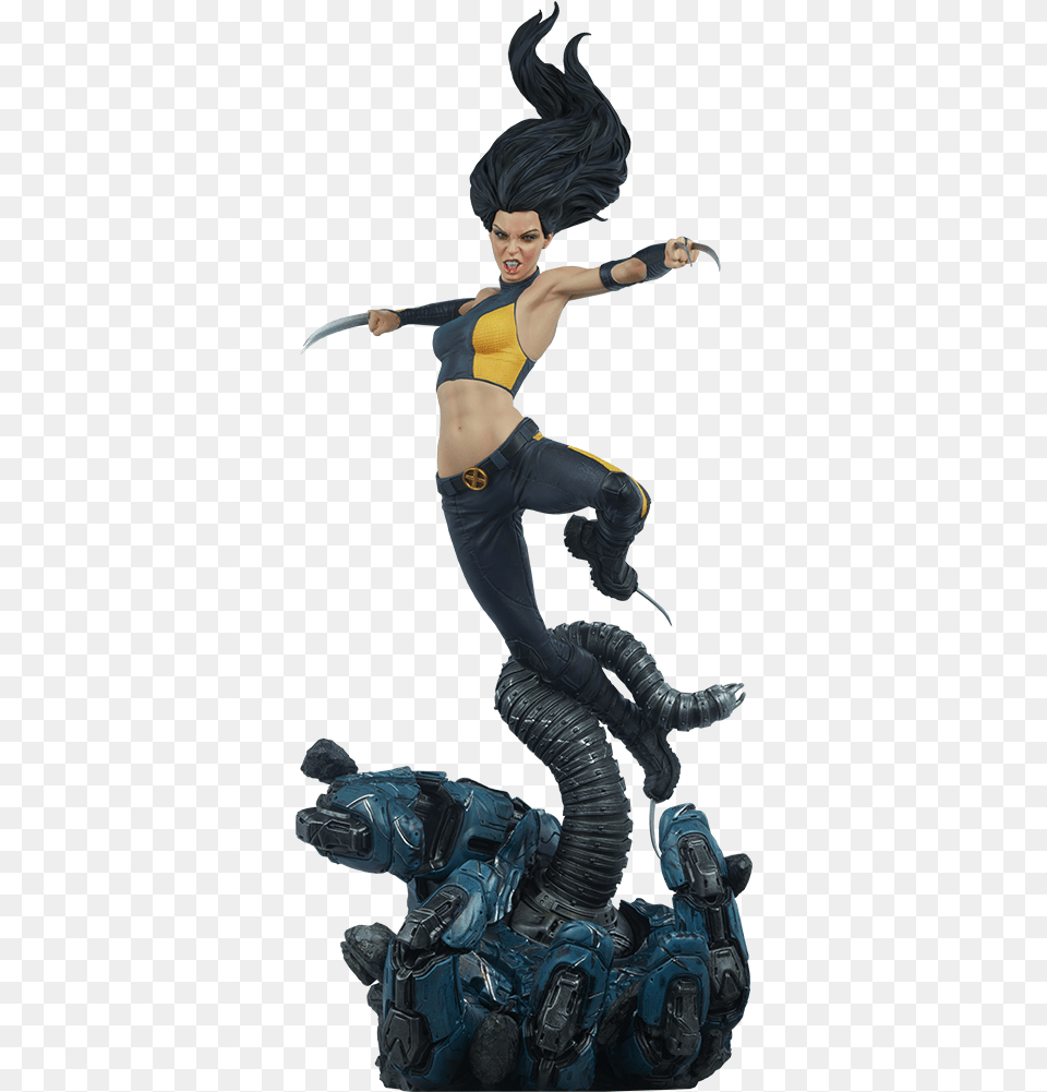X 23 Statue, Sword, Weapon, Adult, Female Free Png Download