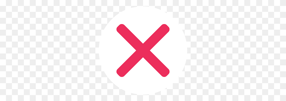 X Sign, Symbol, Disk, Road Sign Free Png