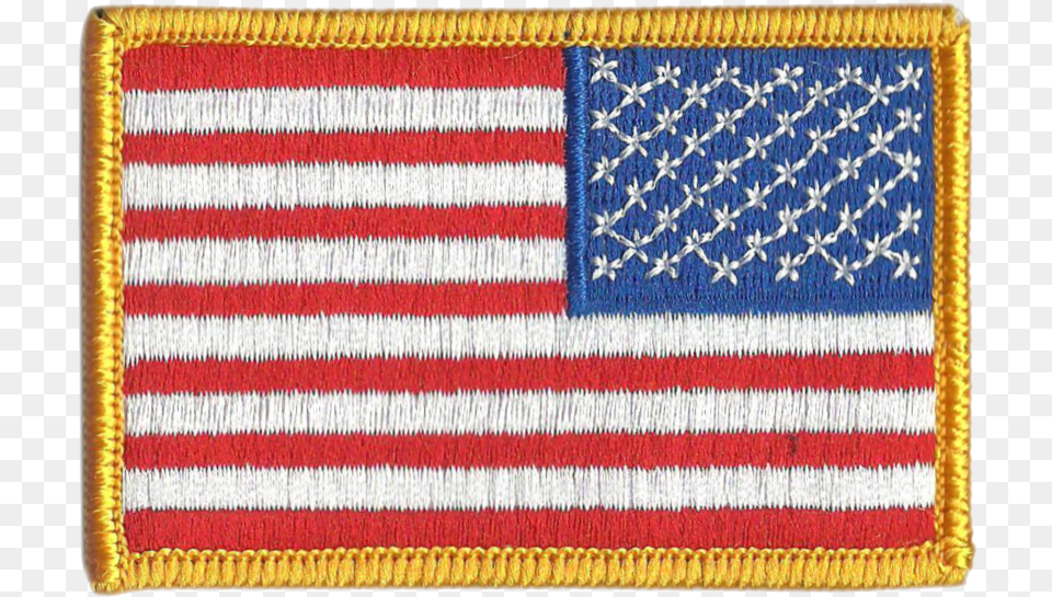 X 3 Reversed Flag Patch, Home Decor, American Flag Free Png Download