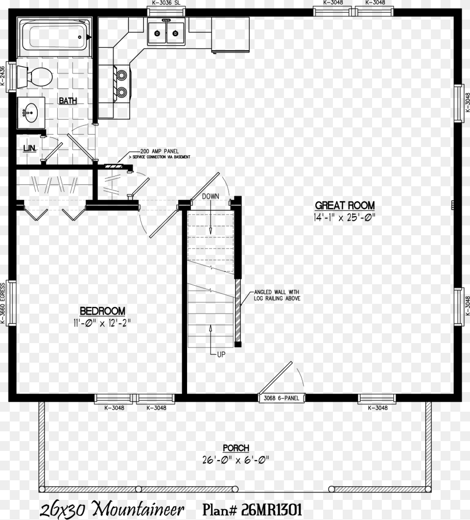 X 30 1 Bedroom House Plans, Firearm, Gun, Rifle, Weapon Free Png Download