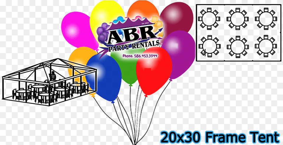 X 30 Frame Tent Michigan, Balloon, Person Free Png Download