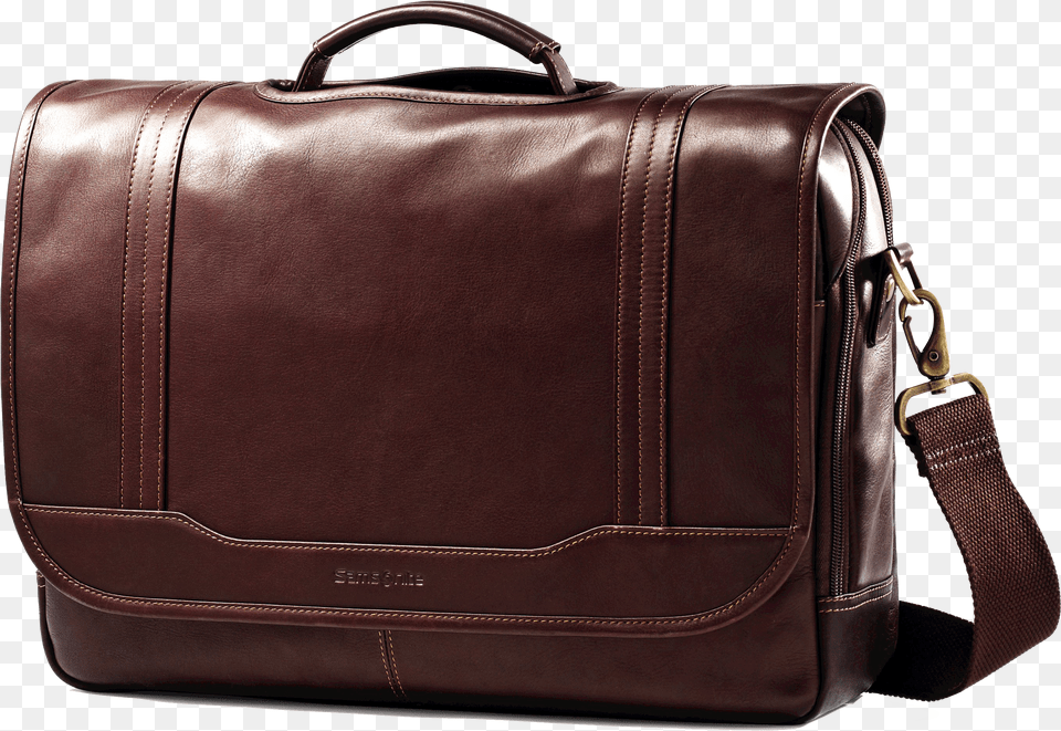 X 3000 Samsonite Colombian Leather Flap Over Messenger Bag Free Png Download