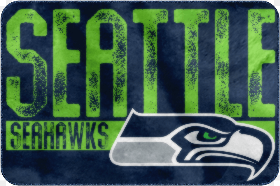 X 30quot Worn Out Printed Foam Mat Seattle Seahawks, License Plate, Transportation, Vehicle, Mousepad Png Image