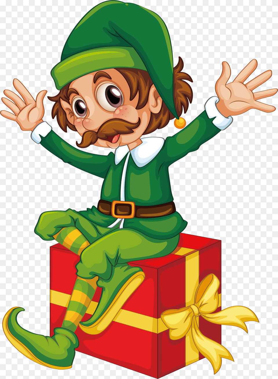 X 3127 6 Christmas Elf Vector, Baby, Person Free Png Download
