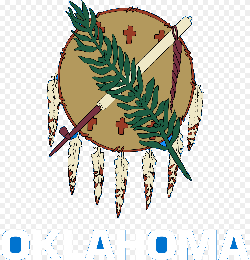X 339 Oklahoma Flag Oklahoma Native American Symbols, Emblem, Symbol, Person, Logo Free Png Download