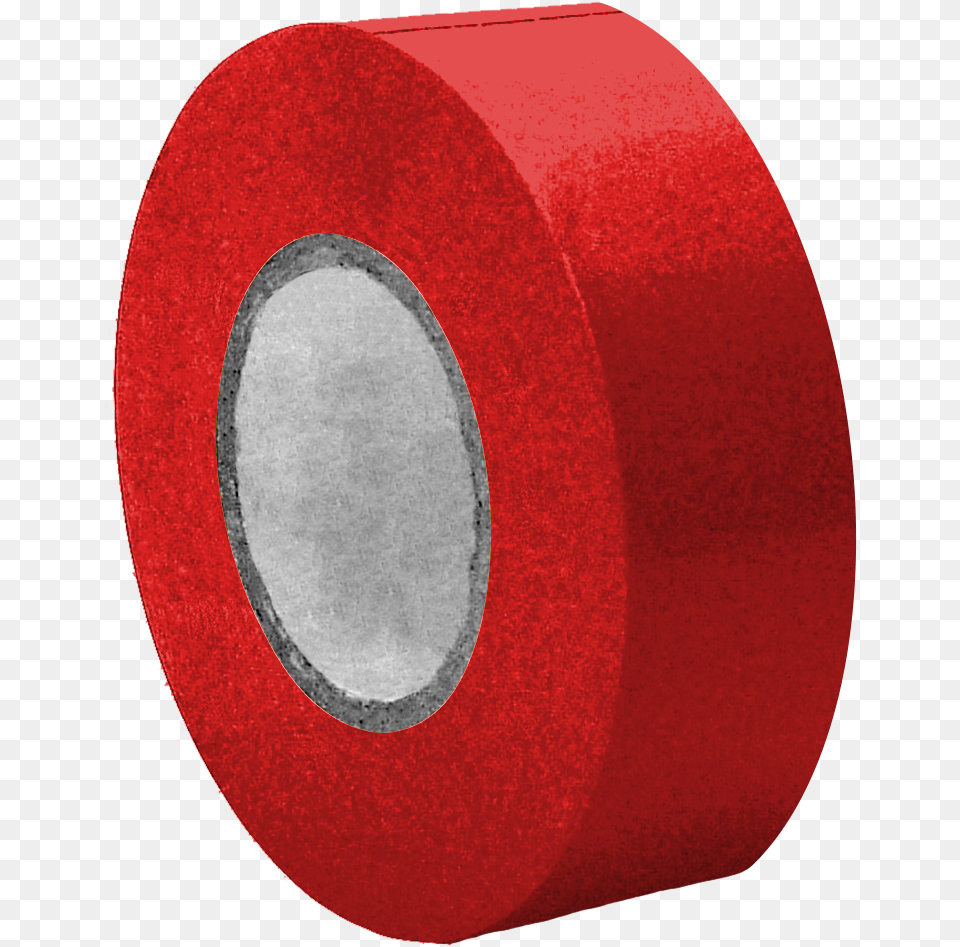 X 33m Pvc Tape Red Circle, Disk Free Png