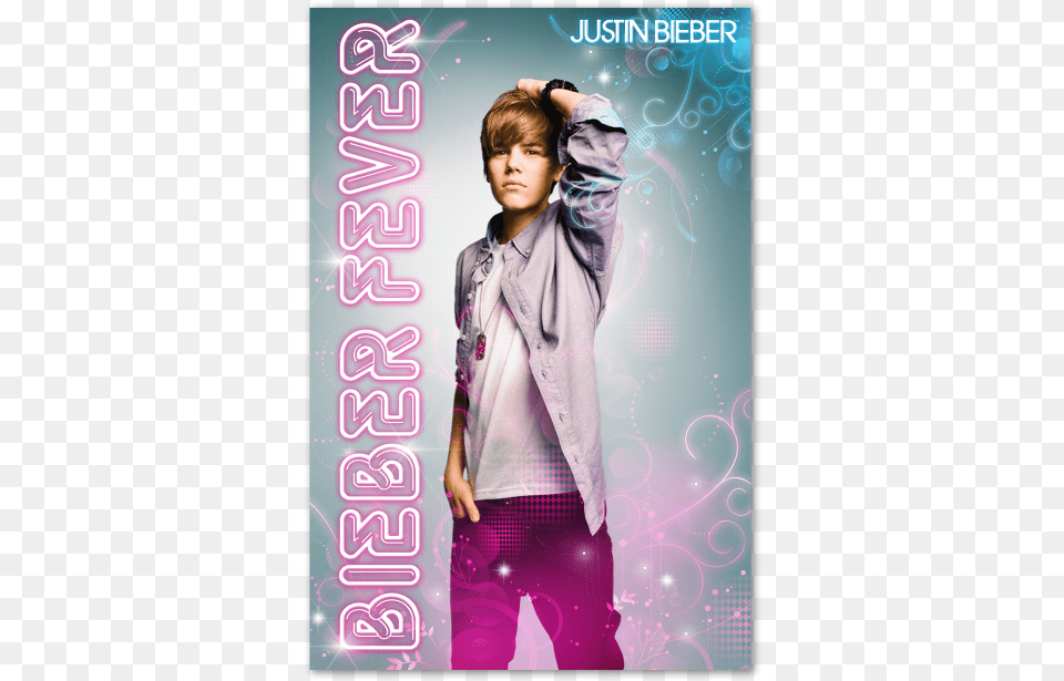 X 36 Poster Justin Bieber Poster 2010, Clothing, Coat, Jacket, Person Free Png Download