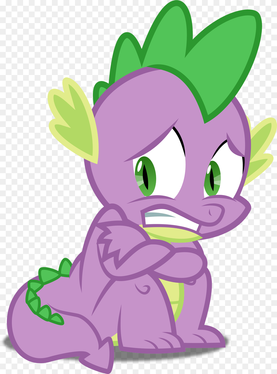 X 3786 My Little Pony Spike Scared, Purple, Book, Comics, Green Free Png Download