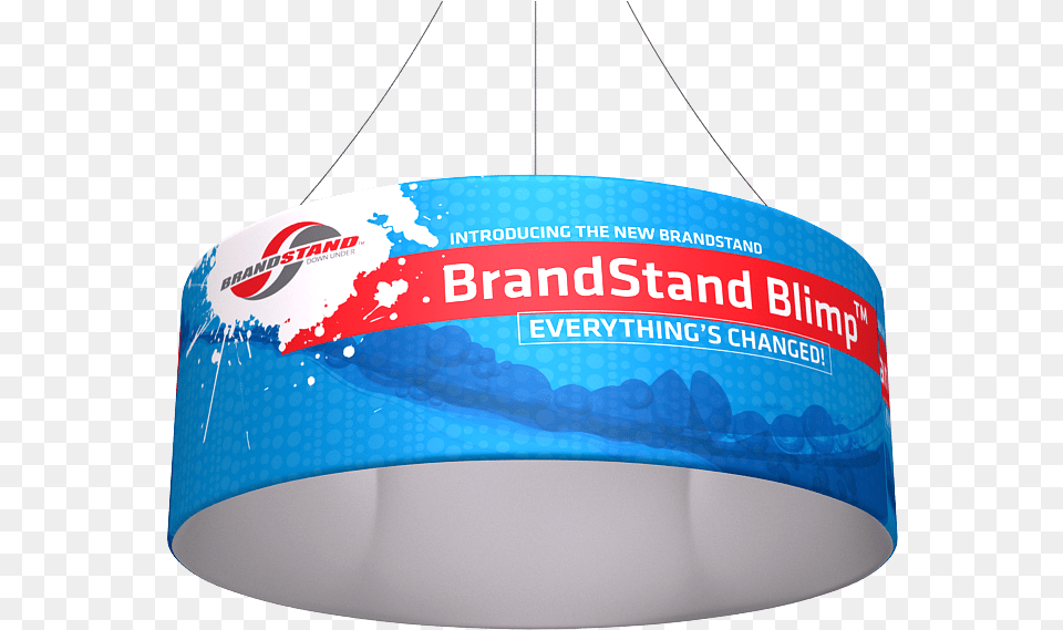 X 42in Blimp Tube Hanging Tension Fabric Banner Lampshade, Lamp Png Image