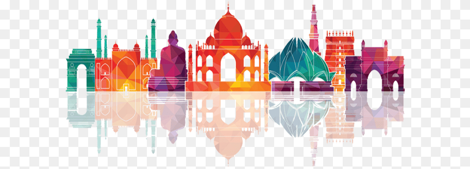 X 440 1 India Skyline, Architecture, Art, Building, Dome Free Png Download