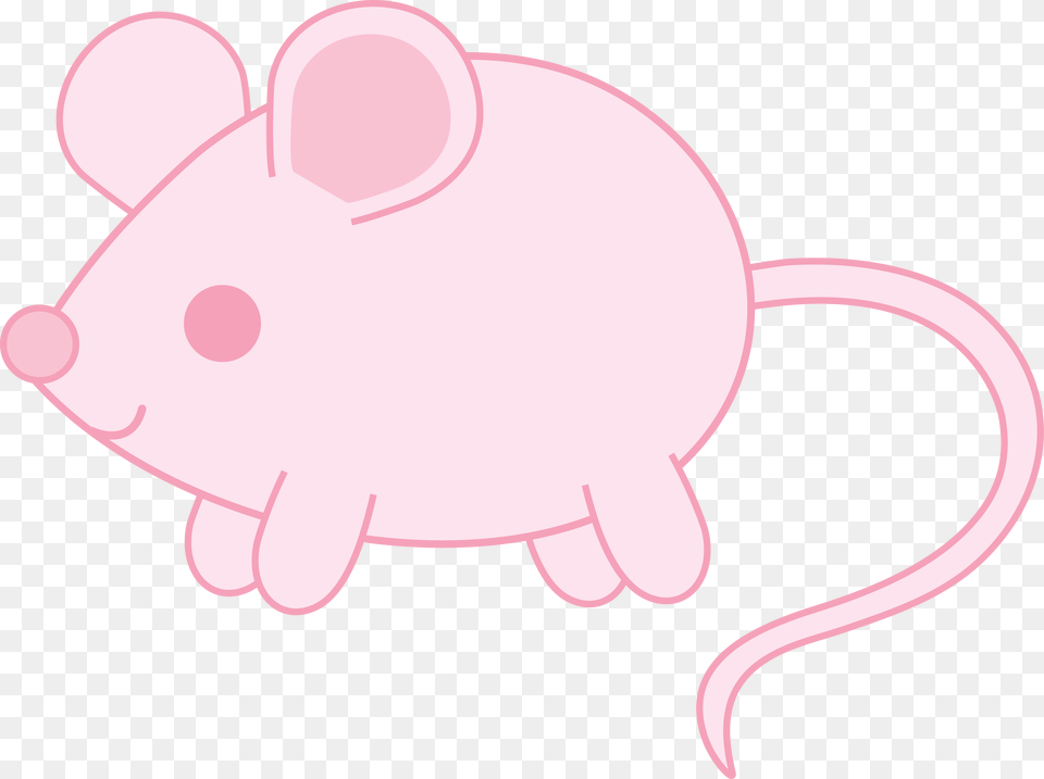 X 4771 7 Clip Art Pink Mouse, Animal, Mammal, Baby, Person Png Image