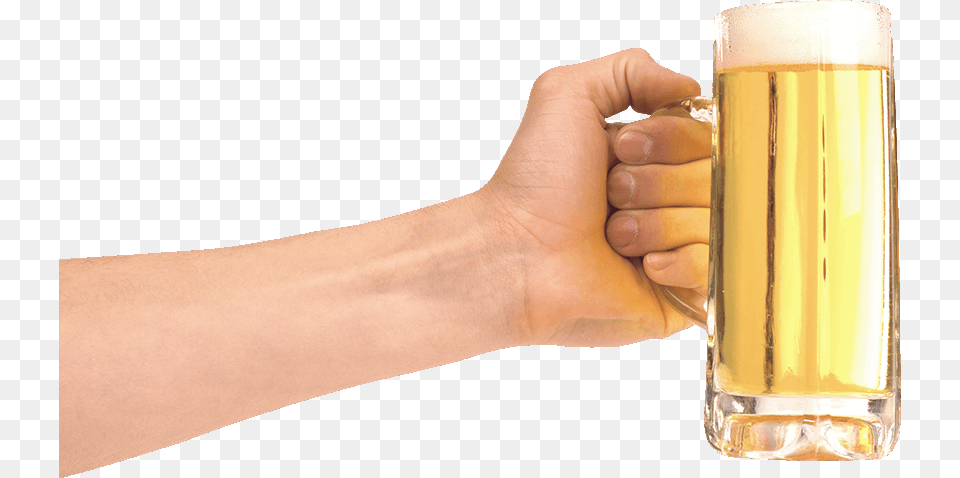 X 478 7 Hand Holding Beer, Liquor, Alcohol, Beer Glass, Beverage Free Png