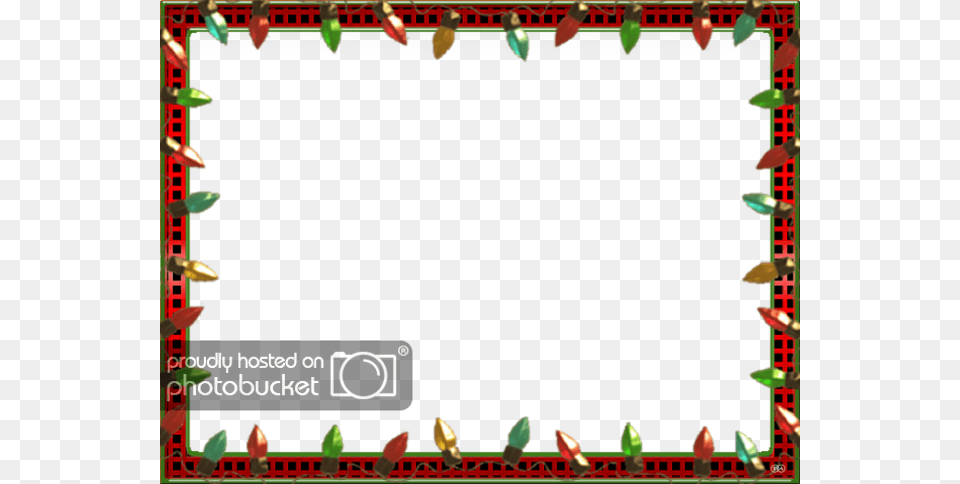 X 484 4 Transparent Christmas Lights Frame, Blackboard Free Png Download