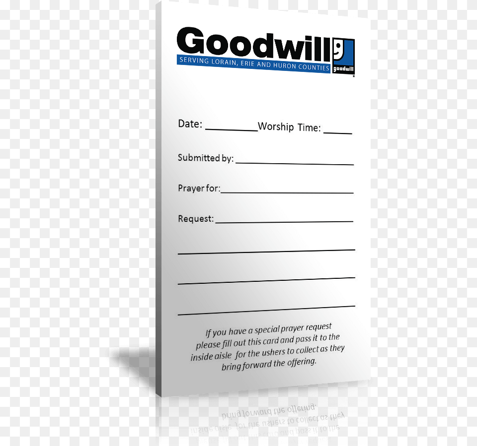 X 5 Business Form Pads Goodwill, Page, Text, Advertisement, Poster Png