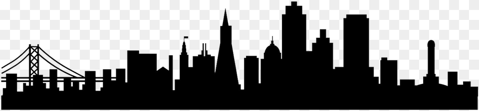 X 500 2 San Francisco Silhouette, City Free Png Download