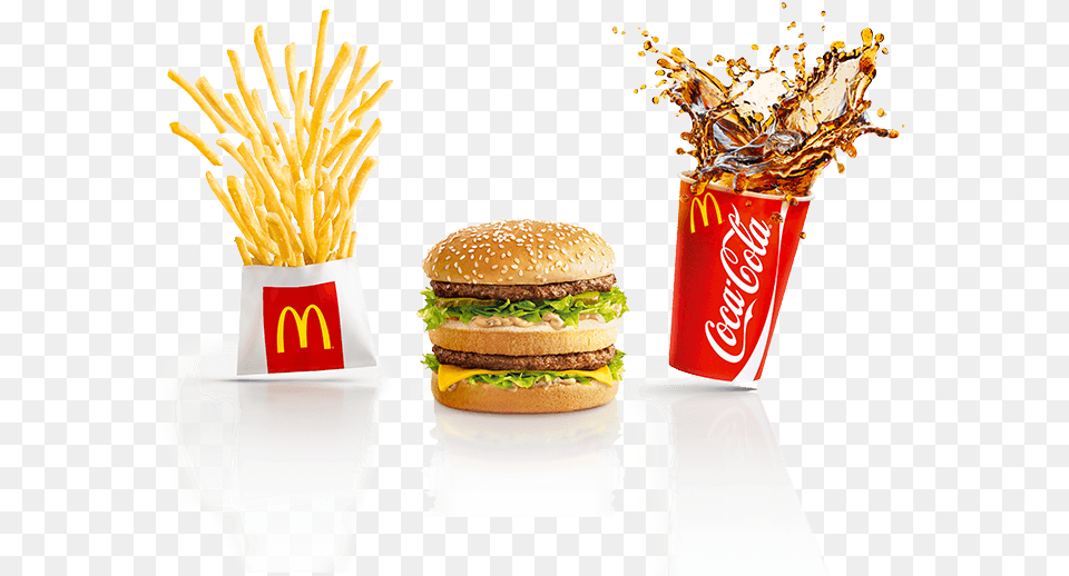 X 518 Mcdonalds Coca Cola, Burger, Food, Lunch, Meal Free Png
