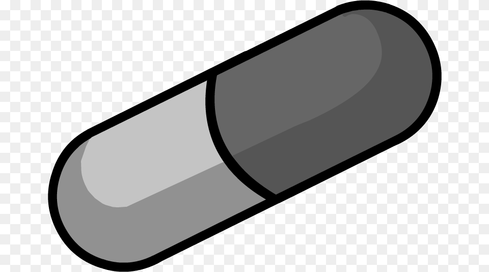 X 534 2 Black And White Pill Capsule, Medication, Smoke Pipe Free Transparent Png