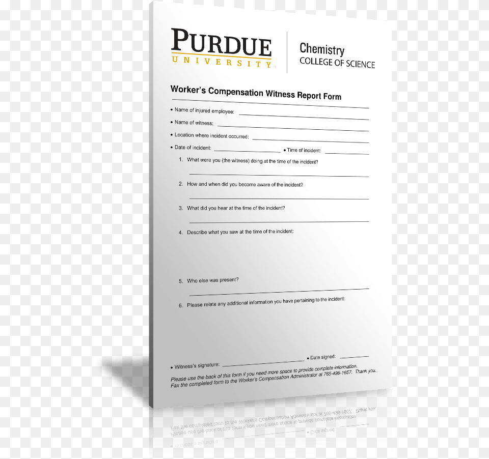 X 6 Business Form Pads Purdue University Calumet, Page, Text, Document Png Image