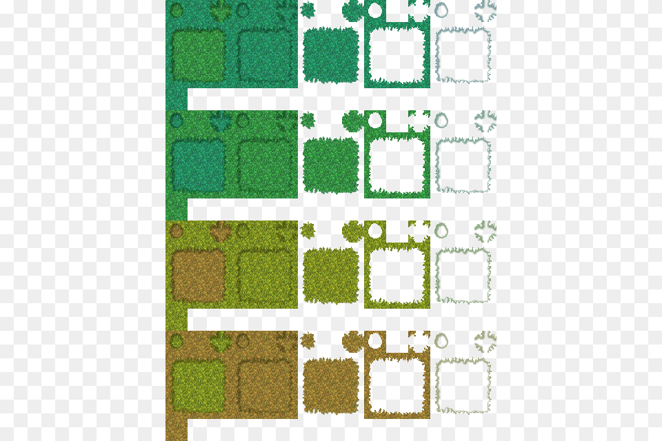 X 640 8 Rpg Maker Grass Tile, Chart, Diagram, Pattern, Plan Free Png Download