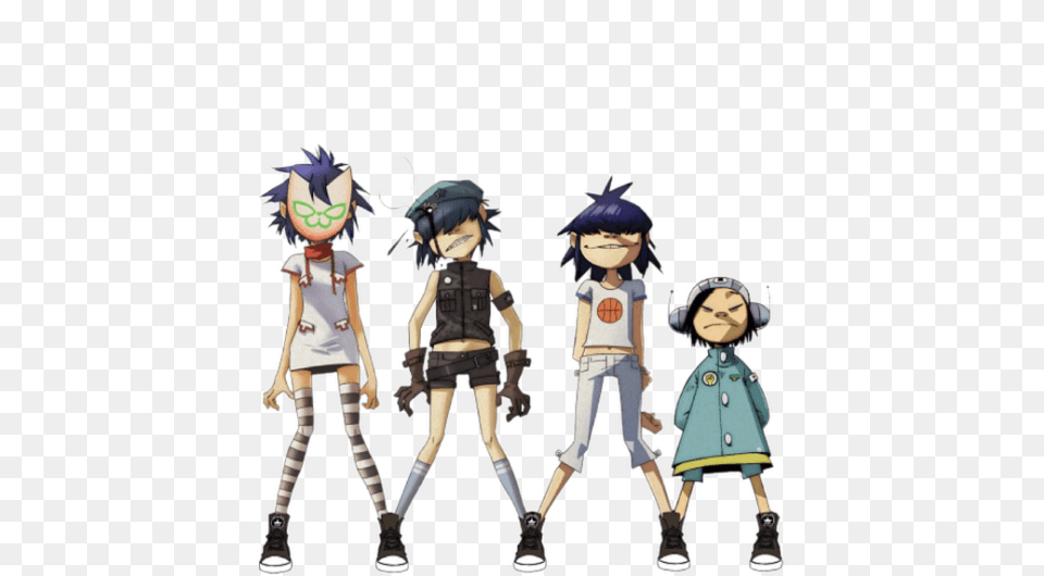 X 667 3 Noodle Gorillaz Generations, Book, Publication, Comics, Child Free Transparent Png