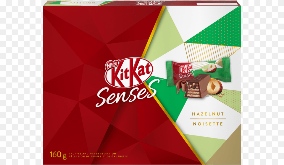 X 675 2 Kit Kat Senses Hazelnut, Advertisement, Poster, Food, Sweets Png