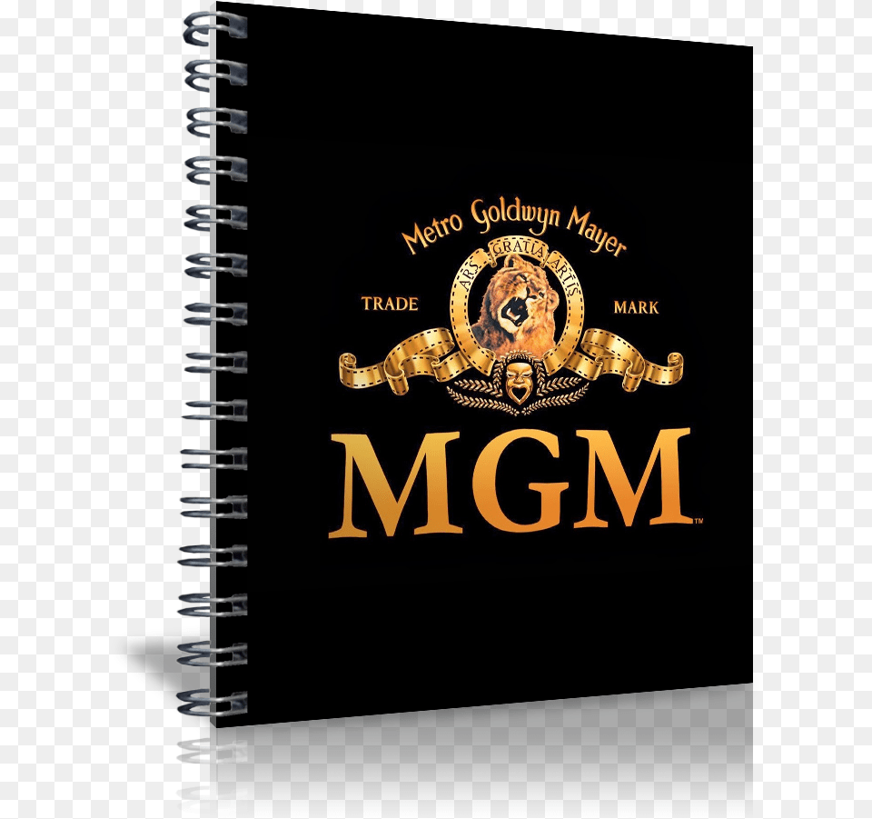 X 7 Custom Spiral Notebooks Metro Goldwyn Mayer Film, Book, Publication, Text, Person Free Png